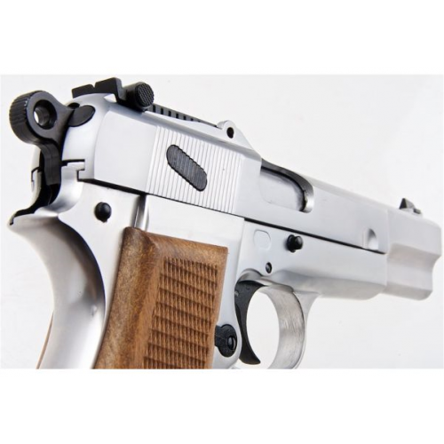 WE-Tech Browning Hi-Power Mk1 New Version GBBP w/ Stock (Silver